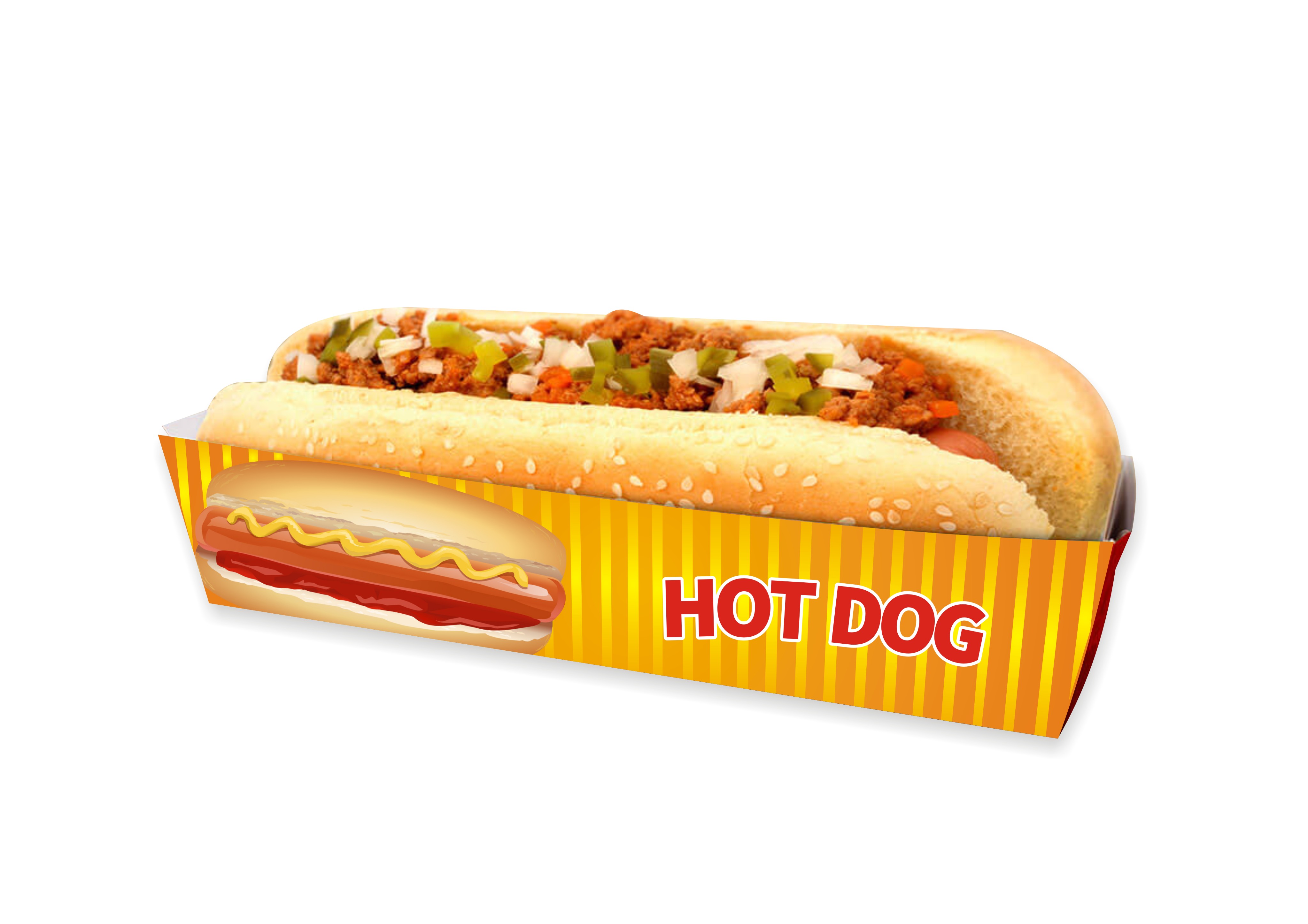 Embalagem de Cachorro Quente
